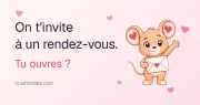 On t'invite à un rendez-vous